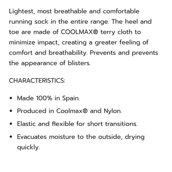 NWT Sporcks Running Socks Size Small Art White - Picture 2 of 5